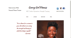 Desktop Screenshot of curvygirlfitness.com